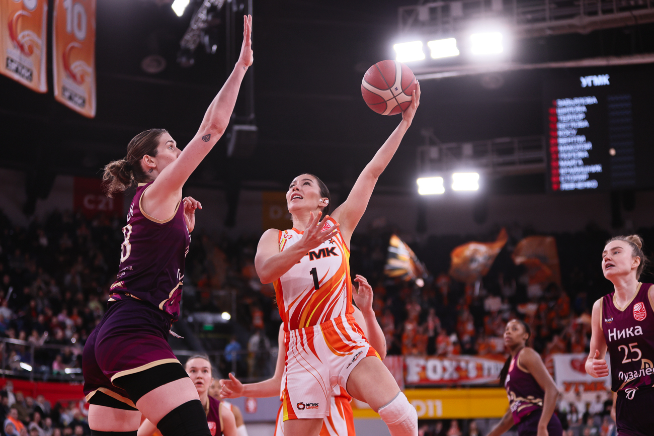 Баскетболистки УГМК приближаются к золоту: две победы над «Никой-Лузалес» Баскетболистки УГМК приближаются к золоту: две победы над «Никой-Лузалес»